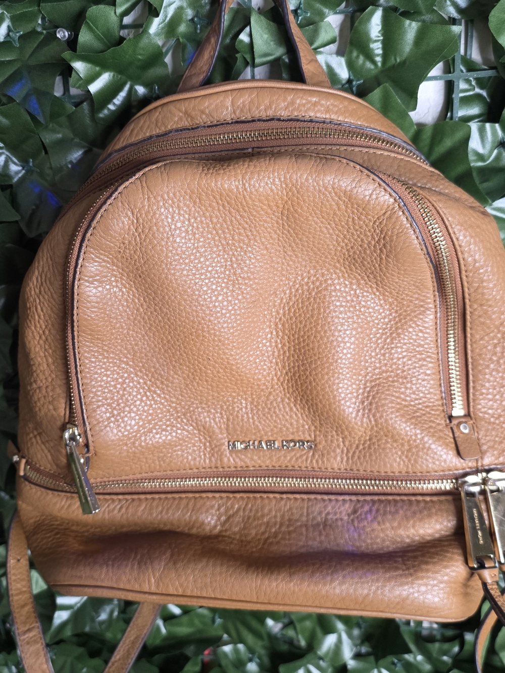 Micheal Kors Extra-Small Pebbled Leather Backpack